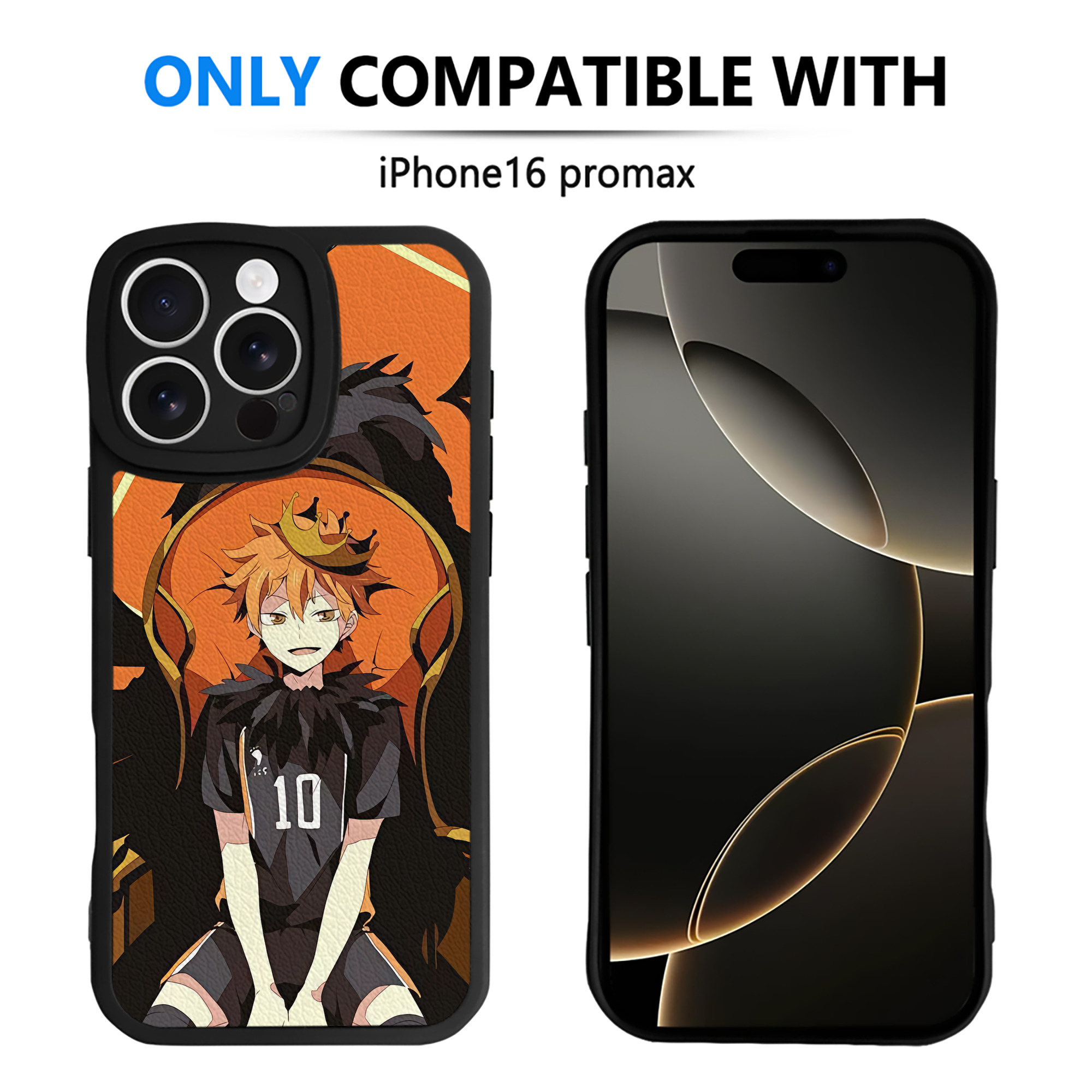 （画像用） ハイキュー!! Haikyu!! 【iPhone 16シリーズ対応】シリコンスマホケース（レザー調） 材質：シリコン